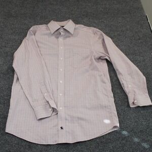 Hart Schaffner Marx Mens L/S Button Down Shirt 15 1/2 33 Pima Cotton Non Iron